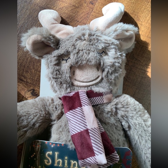 Slumberkins Shine Bright Moose NIB + Card - Picture 3 of 7